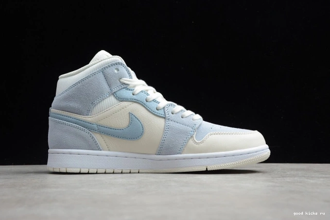 Cheap Blue Air Mixed Mid Jordan 1 Textures DA4666-100 0628